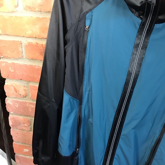 Lululemon Right Round Jacket Hood Zipper Rain Coat Waterproof Mesh Hoodie Trench - Picture 8 of 16
